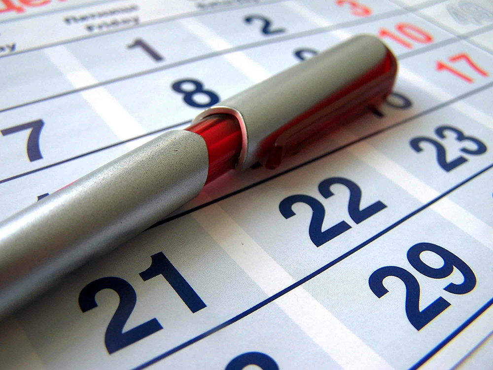 calendar and pen-4 calendar and pen-4