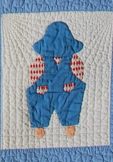 Q 1 sun bonnet baby quilt 4
