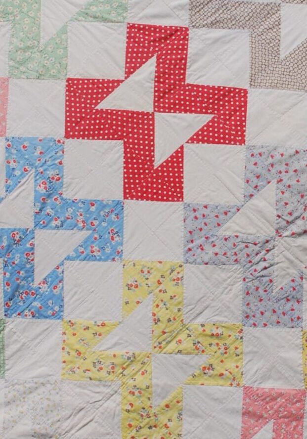 Q 19 - butterfly patterned quilt 2