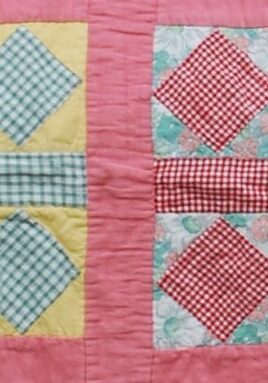 Q 20 pink blocked quilt 4